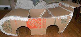 My goal is to someday make a full scale cardboard moving tank so that i can ride my way across campus safe from the denizens of. A Step By Step Tutorial To Create A Race Car Out Of Cardboard Boxes Cardboard Car Diy Cardboard Cardboard Box Car