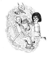Basierend auf einer animierten parodie von back to the. Tattoo Designs Rick Morty Bob Sburgers Mashup On Behance