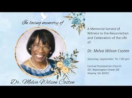 Dr. Melva W. Costen Memorial Service