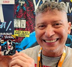 VLP1 3D sculpture! I'm a guest of FAN EXPO New Orleans Jan 9-11 2026 going  in my hovercraft. My Miles Morales Marvel Cover maybe published this NBA  season?! It's a Kobe trading