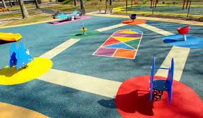 Gut Befahrbarer Untergrund Spielplatz Barrieren Barrierefrei