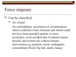 Act Of God Clause Force Majeure Is Unforeseeable Circumstances That Prevent Someone From Fulfilling A Contract Act Of God Acting Theology