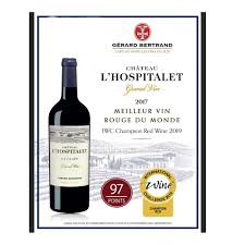 A red wine produced by château l'hospitalet. Gerard Bertrand Chateau L Hospitalet Grand Vin Rouge Vintage Craft Cellars Beer Wine Spirits