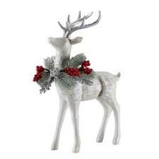 Allen Roth Deer Tabletop Decoration Table Top Decor Indoor Christmas Decorations Decor