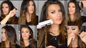 Nume's megstar iron is the lbd of all hair straighteners. How To Curl And Wave Hair Using Flat Iron Hair Straighteners By Corioliss Youtube