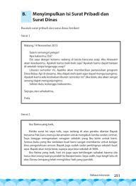 Jawaban bahasa indonesia kelas 7 halaman 114 tolong bantuan nya. B Indonesia Kelas 7 Menyimpulkan Isi Surat Dinas Dan Surat Pribadi Hal 251 253 Mengerjakan Brainly Co Id