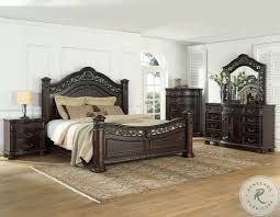 The rich, cafe noir finished birch solids and select veneers are constructed to last. Monte Carlo Rich Cocoa Poster Bedroom Set From Steve Silver Coleman Furniture