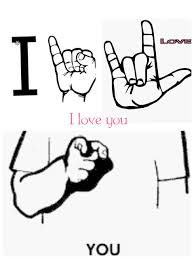 How To Say I Love You In Sign Language Sign Language Words Sign Language Phrases Sign Language Alphabet