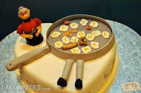 Apply cream cheese on the carrot cake when it's completely cooled. Happy Divorce Day Cake Wrecks