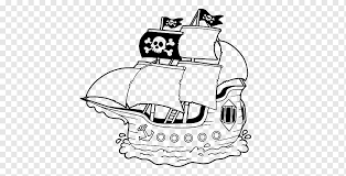 No hay nada más divertido que desplazarse en medios de transporte a ver. Libro Para Colorear Barco Pirateria Mar Capitan Nino Nave Blanco Nino Monocromo Png Pngwing