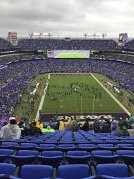 M T Bank Stadium Section 514 Row 25 Seat 12 Home Of