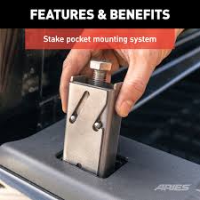 Easily installed in minutes without drilling, the truck rack is. Aries 2090613 Aries 2090613 Replacement Headache Rack Stake Pocket Anc Truck Part Superstore