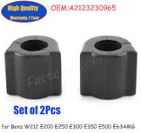 2* Front Stabilizer Bushing For Mercedes Benz E Class W212 2009-2016  A2123230965