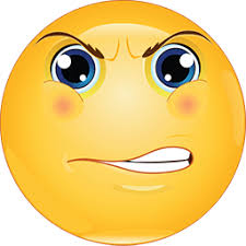 This High Quality Angry Face Emoticon Will Look Stunning When You Use It In Your Facebook Comment Or Chat Messeng Funny Emoticons Funny Angry Face Smiley Emoji