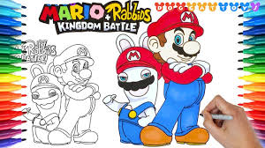 Once your kid is done through some of these, he/she must be able to deal with coloring pages with more intricate details very soon. How To Draw Mario Rabbids Kingdom Battle 157 Drawing Coloring Pages Videos For Kids Youtube