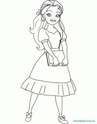 Elena of avalor coloring page: Elena Of Avalor Coloring Pages Elena Of Avalor Coloring Pages Part Coloring Home