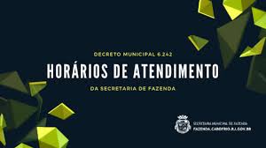 A tradução dos tributos pagos pelos cidadãos em serviços de qualidade para a comunidade exige uma atuação responsável da secretaria municipal da fazenda. Fazenda Tem Novo Horario De Funcionamento Ao Publico Secretaria De Fazenda De Cabo Frio