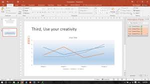 Powerpoint Tutorial How To Make Line Chart Animation Cara Membuat Animasi Diagram Garis