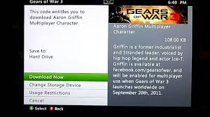 I know two of the jukeboxes in the diner you can turn on, i wonder if there are other triggers to unlock an easter egg? Blunt Factory Gears Of War 3 Ice T Aaron Griffin Unlockable Character Code Youtube