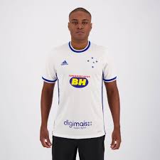 Todos nós estamos contentes com a chegada do luxemburgo. Adidas Cruzeiro Away 2020 Sponsor Jersey Futfanatics