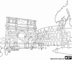 Restaurantes cerca de coliseo en tripadvisor: El Arco Y El Coliseum De Roma Para Colorear Pintar E Imprimir