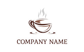 Inexpensive branded party cups fill the bill for events like open houses and weddings. Steaming Coffee Cup With Saucer Logo Template By Logodesign Net