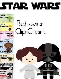 star wars classroom behavior clip chart great classroom and