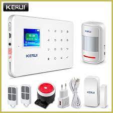 Kerui G18 Tft Touch Gsm Alarm Wireless Ios Android App Control Home Burglar Security Protect Home Security Alarm System Wireless Home Security Gsm Alarm System