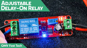 12v delay timer relays with high precision: 1 10 Second Adjustable 5 Volt 12 Volt Time Delay Relay Youtube
