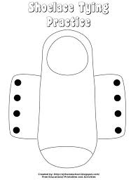 Creative Homeschool: Shoe Tying Practice {Free Printable}