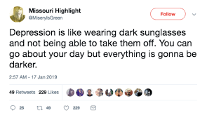We did not find results for: These 13 Tweets About Living With Depression Are Spot On