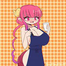Гифку оптимизировал, оригинал тут  scruffmuhgruff :: artist :: Iced Latte  With Breast Milk :: Anime :: фэндомы :: Kobayashi-san Chi no Maid Dragon ::  Ilulu :: Anime Ero :: Kyonyuu :: Anime Ero Oppai - JoyReactor