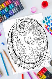 They're the perfect way to meditate on old favorites or to discover new favorites. Zentangle Letter O Design Free Printable Kids Activities Blog