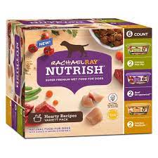 Rachael Ray Nutrish Super Premium Wet Dog Food Hearty Recipes Chicken Beef 8oz 6ct Variety Pack Dog Food Recipes Wet Dog Food Hearty Meals