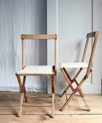 vintage rustic folding camp chair stool canvas collapsible bench camping chairs wood folding chair chair