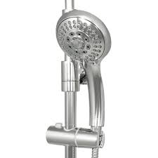 The unique brass shower arm pivots side to side and has 3 Lanikai Shower System 1028 Pulse Showerspas