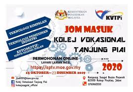 Semakan pendaftaran kolej vokasional 2021 bagi permohonan kv dan smt 2021. Assalamualaikum Dan Salam Kolej Vokasional Tanjung Piai Facebook