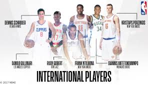 Der offizielle nba store europa. Nba 2017 2018 Neuer Rekord In Sachen Internationaler Spieler Bbl Profis