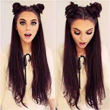 Space Buns Hair Styles Long Hair Styles Hair Inspiration
