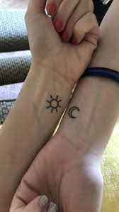 Sun And Moon Tattoo J A 43 Moon Sun Tattoo Bff Tattoos Couple Tattoos Matching Tattoos