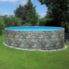 Einzelbecken Rundpool Poolsana Stone 3 60 X 0 90 M Folie 0 5 Mm Schwimmbader Hinterhof Gartenpools Hauser Mit Pool
