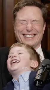 Elon Musk’s son joins the conversation.