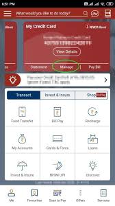 Icici credit card bill payment can also be made through the cheque facility. How To Set Transaction Limit In Icici Credit Card Mobile And Internet Banking