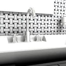 Black And White Porcelain Mosaic Tile Merola Tile Metro Dog Bone Basket Weave Matte White And Black 10 1 2 In X 10 1 2 In X 5 Mm Porcelain Mosaic Tile Fdxmbwwb The Home Depot Mosaic Flooring Porcelain Mosaic Porcelain Mosaic Tile