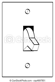 Check spelling or type a new query. Outline Of Light Switch Turned To Off Position Canstock