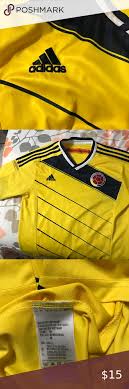 Get your colombia jersey asap! Colombia National Team Jersey Use Adidas Shirts Adidas Shirt Team Jersey Mens Shirts