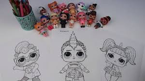 Lol 4 Kalem Boyama Challenge 4 Marker Challenge With Lol Surprise Wave 2 Baby Dolls Bidunya Oyuncak Youtube