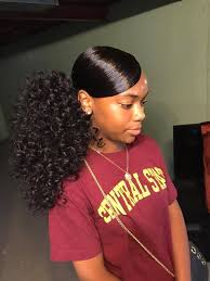 Top 10 Cutest Hairstyles For Black Girls In 2018 Published In Pouted Online Magazine Lifestyle B Weave Ponytail Hairstyles Sleek Ponytail Natural Hair Styles