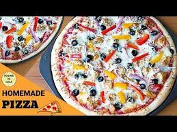 The Best Homemade Pizza Recipe Chicken Pizza Recipe How To Make Pizza At Home Youtube Pizza Recipes Homemade Best Homemade Pizza Chicken Pizza Recipes