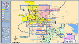 Las Vegas Henderson Zip Code Map